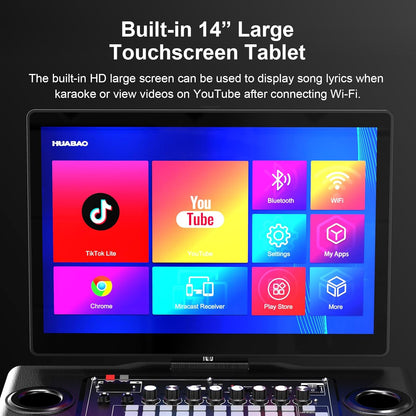 Smart Karaoke Machine with 14" Tablet A116